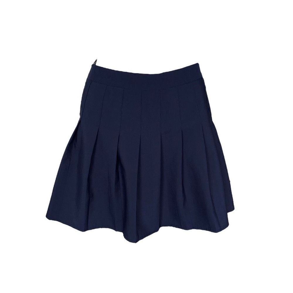 preppy y2k pleated mini skirt